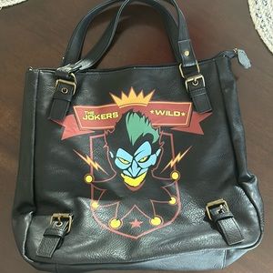 DC comics Joker bag. With crossbody belt